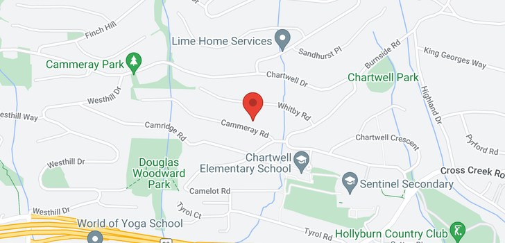 map of 1327 CAMMERAY ROAD
